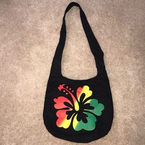 Hawaiian flower purse